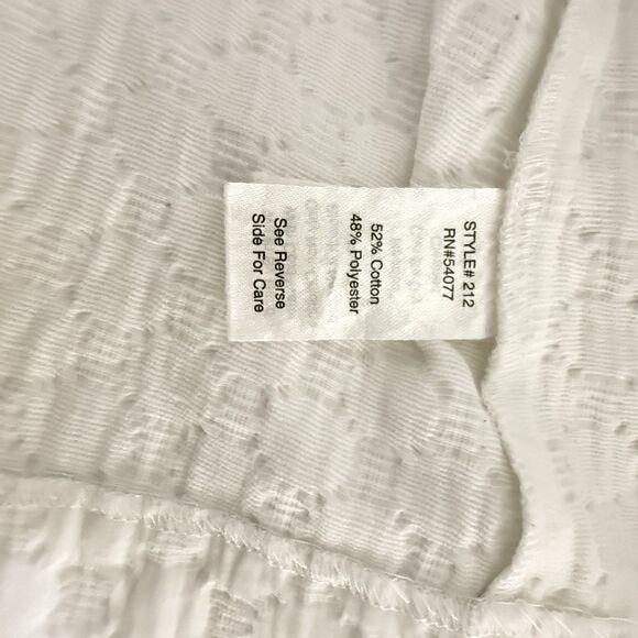 CAbi Blazer White Two Button Wide Lapel 3/4 Sleeve Size S #212 Businesscore - Picture 6 of 6